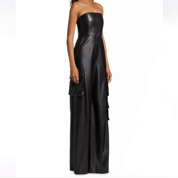 ALICE + OLIVIA Vegan Cargo Jumpsuit - Picture 2 of 9